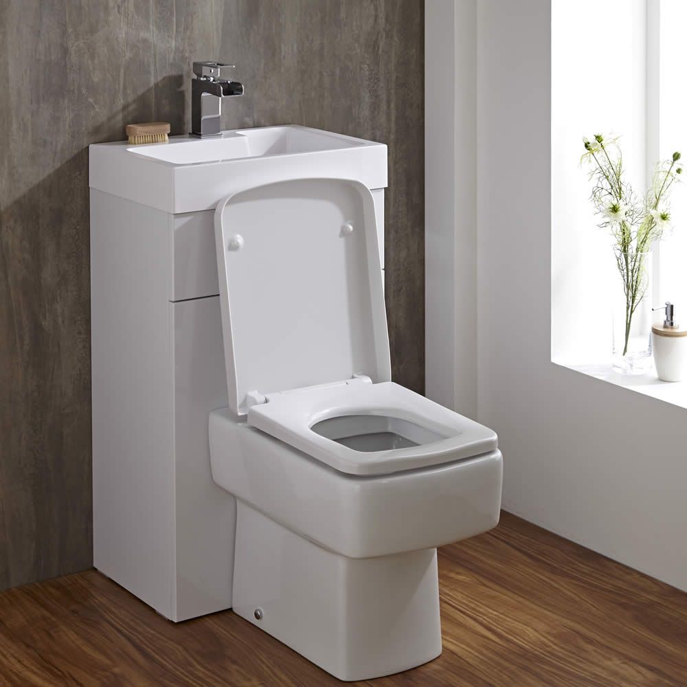 Toilet and basin combination unit