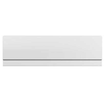 Milano - 1500mm Modern Bath Side Panel - White