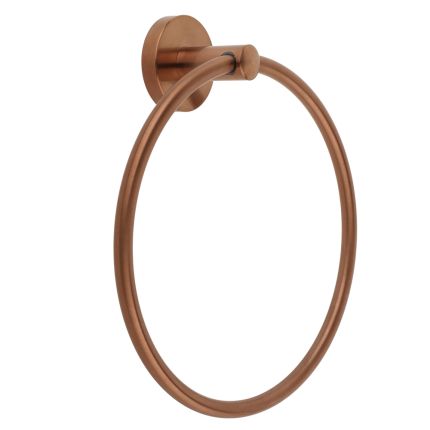 Milano Alara - Modern Towel Ring - Brushed Copper