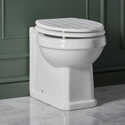 Milano Richmond - Traditional Back to Wall Toilet and Seat - Choice of Finish