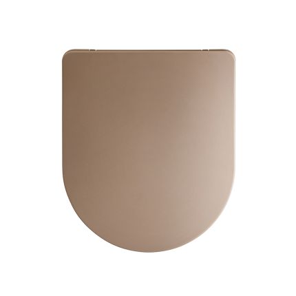 Milano Elements - Sand Soft Close Quick Release Top Fix Toilet Seat