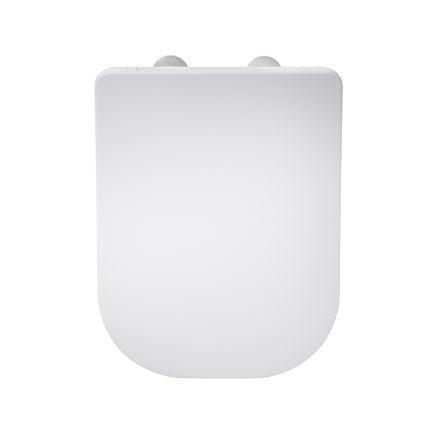 Milano Avenham - White Soft Close Quick Release Top Fix Toilet Seat