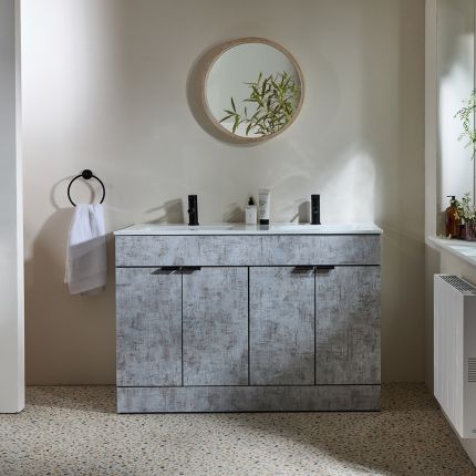 Milano Lurus - Modern Vanity Unit - Choice of Size, Finish and Handles