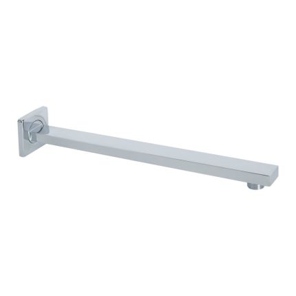 Milano Arvo - Wall Mounted Rectangular Shower Arm - Chrome