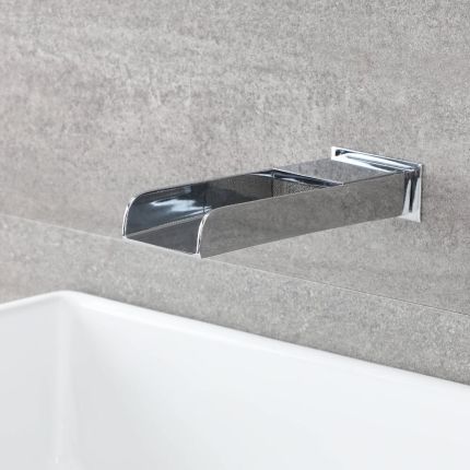 Milano Parade - Wall Mounted Basin or Bath Spout - Chrome