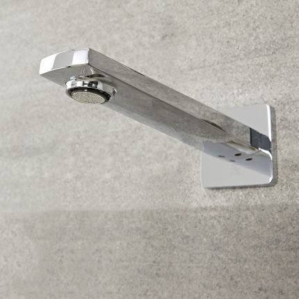 Milano Hunston - Wall Mounted Basin or Bath Spout - Chrome