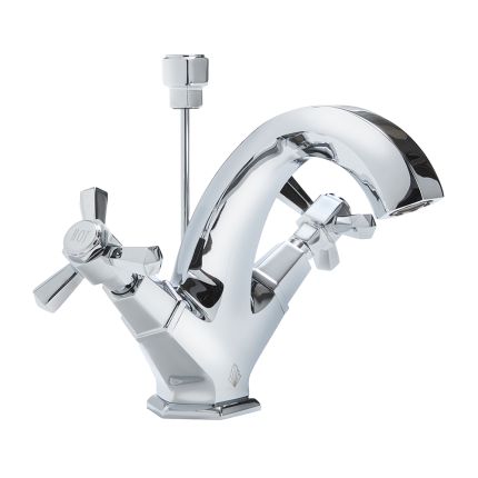 Milano Earlham - Art Deco Mono Basin Mixer Tap - Choice of Finish
