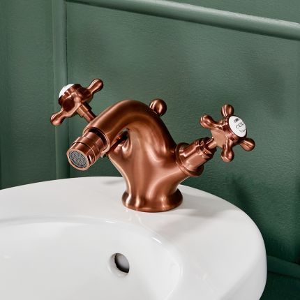 Milano Elizabeth - Traditional Crosshead Mono Bidet Mixer Tap - Choice of Finish
