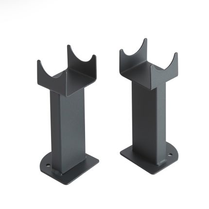 Milano - Anthracite Floor-Mounting Feet for Capri & Java Designer Radiators