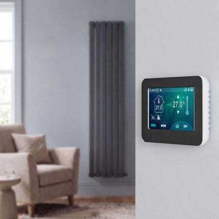 ECOSO Alpha Ardus - 1784mm Dry Heat Vertical Electric Designer Radiator - Choice of Size, Finish and Wi-Fi Thermostat