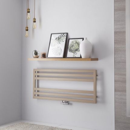 Lazzarini Way Urbino - Mineral Quartz Designer Heated Towel Rail - 500mm x 1200mm