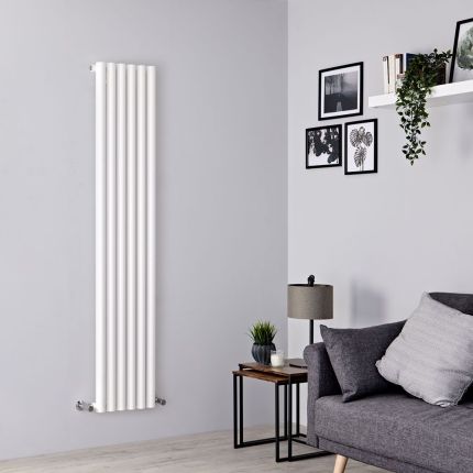 Milano Java - White Vertical Designer Radiator - Choice of Size