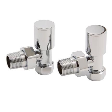 Sterling - Chrome Angled Radiator Valves (Pair)