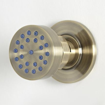 Milano - Traditional Round Body Jet - Brushed Gold