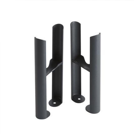 Milano Windsor - Anthracite Floor-Mounting Feet for Traditional 2 Column Windsor Radiators