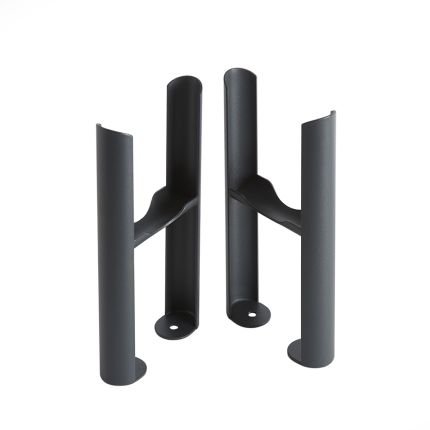 Milano Windsor - Anthracite Floor-Mounting Feet for Traditional 3 Column Windsor Radiators