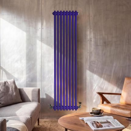 Milano Windsor - Vertical Traditional Double Column Radiator - Choice of Statement Custom Colours and Sizes