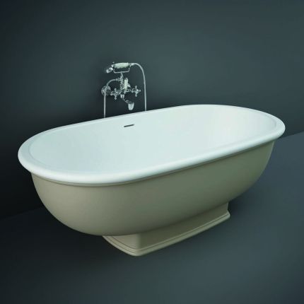 RAK Washington - Cappuccino Traditional Double-Ended Freestanding Bath - 1560mm x 810mm