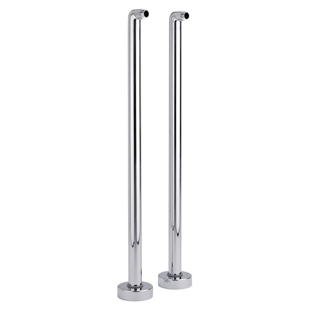 Milano Select - Traditional Floor Standing Bath Tap Legs - Chrome