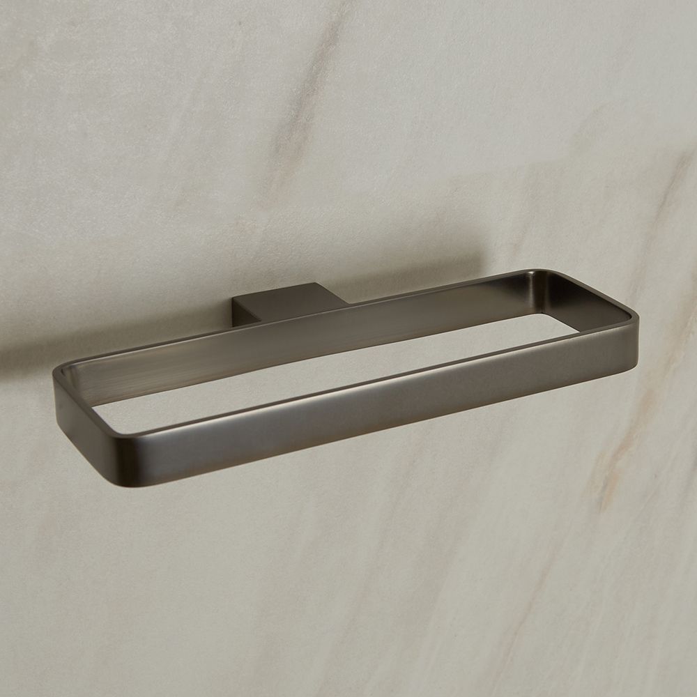 Milano Orno - Modern Towel Ring - Gun Metal Grey