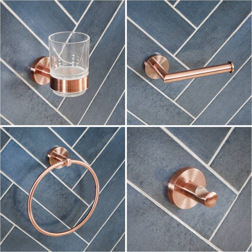Milano Eris - Modern 4 Piece Copper Accessory Pack