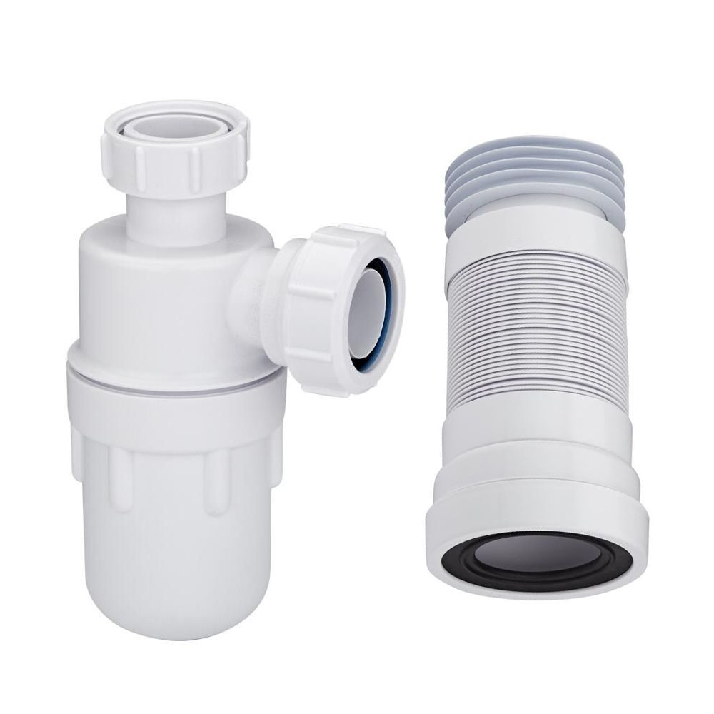 Cranplas - Bottle Trap and Pan Connector for Close Coupled Toilet and Pedestal Basin
