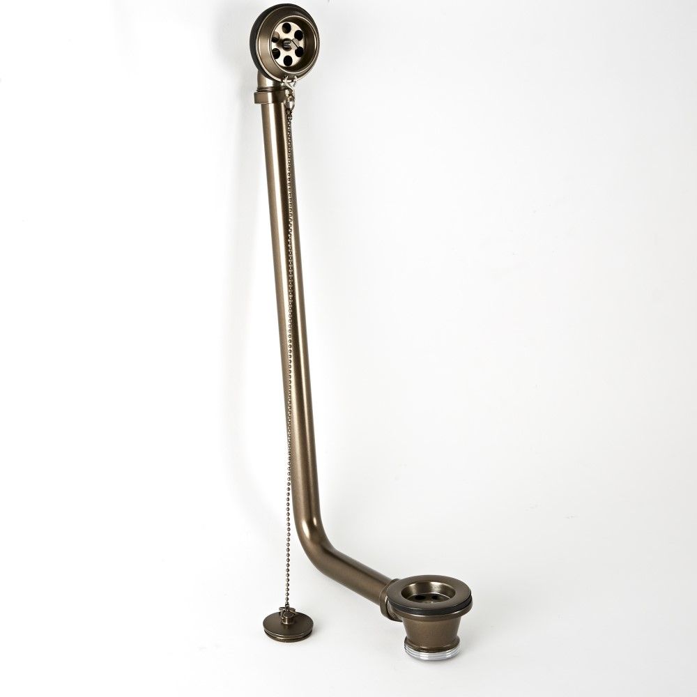 Milano Rosso - Traditional Exposed Bath Waste with Chain - Oil Rubbed Bronze