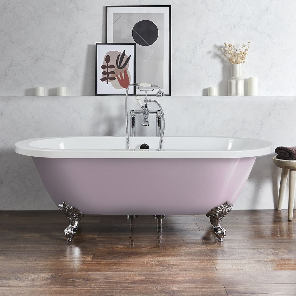 Milano Legend - Traditional Roll Top Freestanding Bath - 1780mm x 825mm - Choice of Bath Colour and Feet Finish