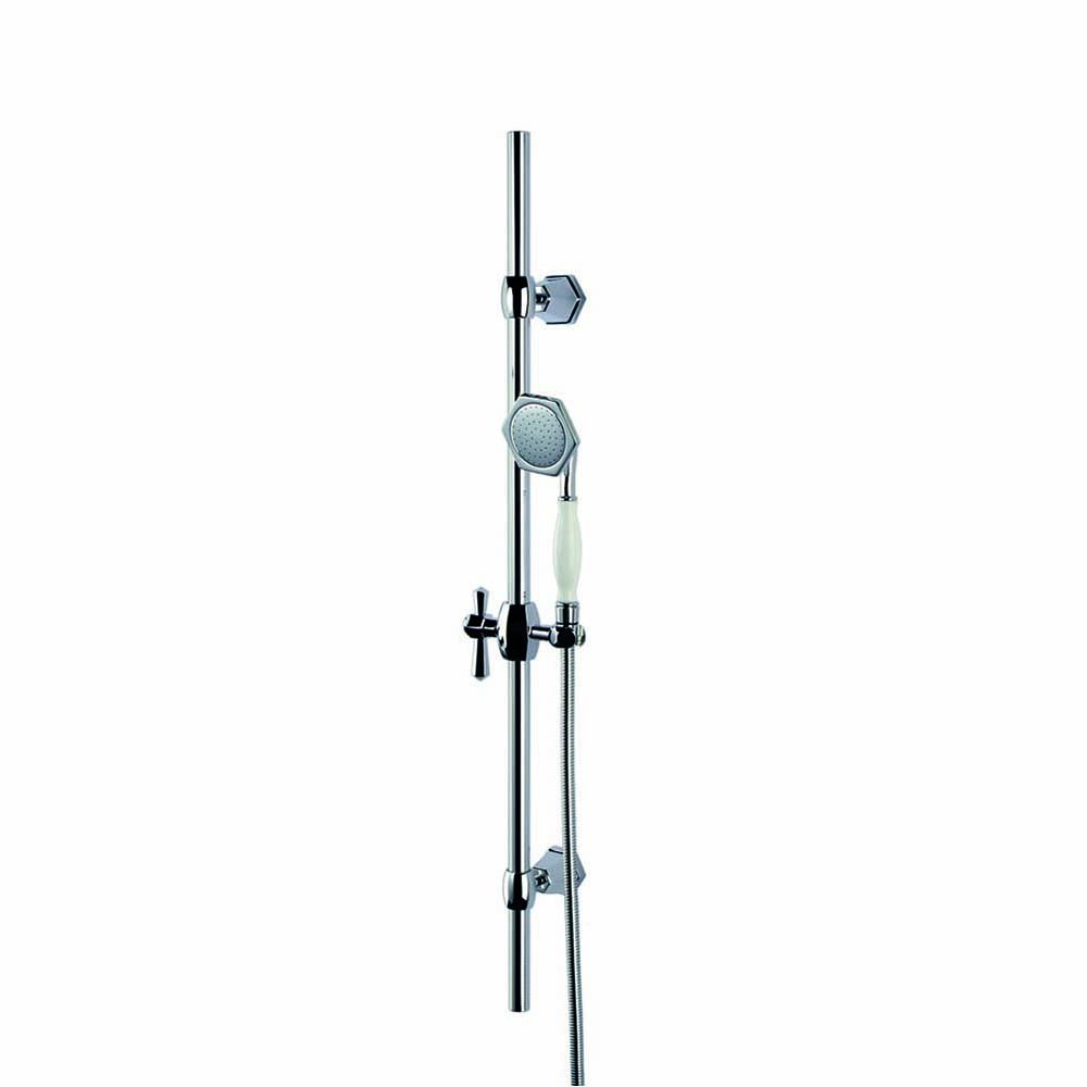 RAK Washington - Traditional Riser Rail Kit with Hand Shower and Outlet Elbow – Chrome