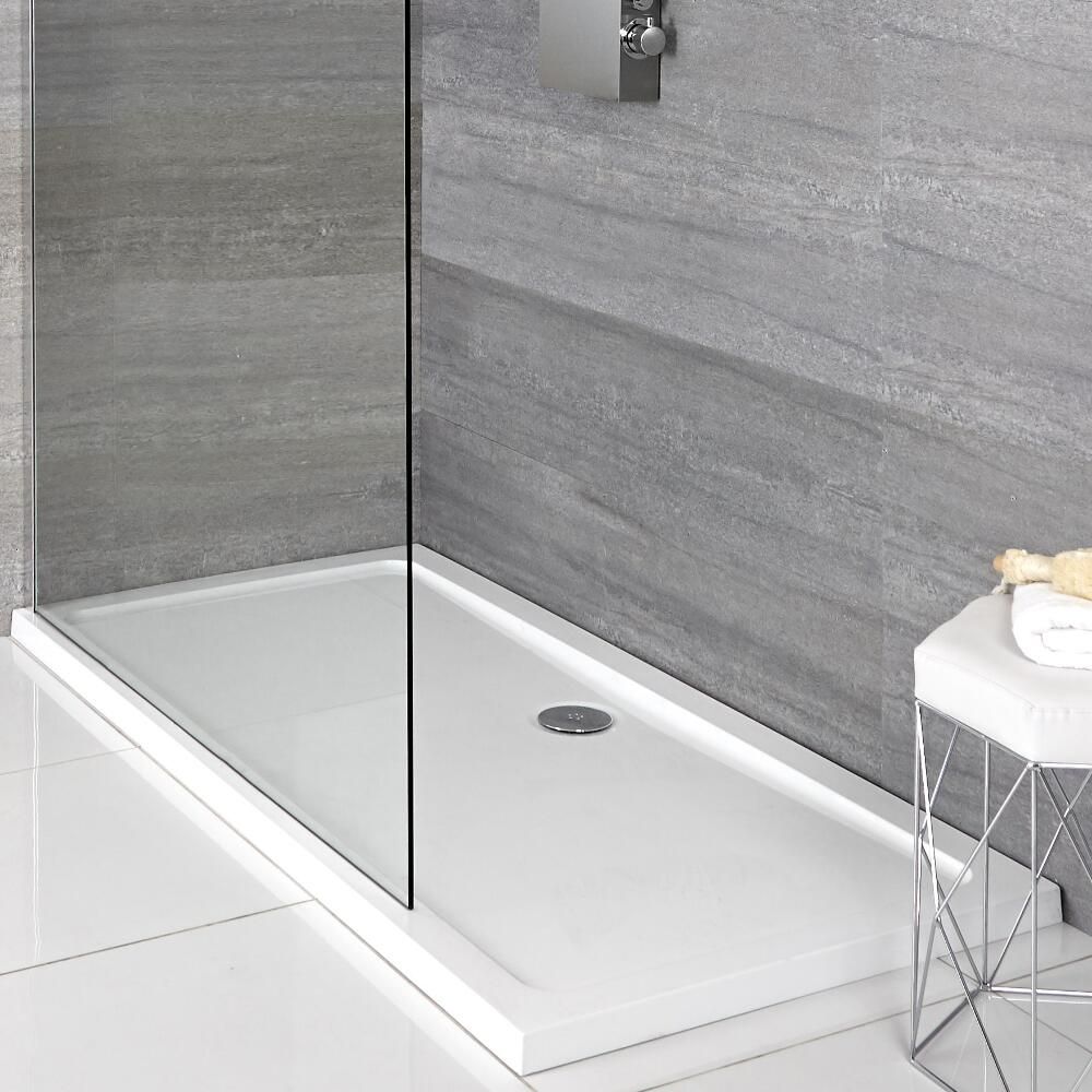 Milano  Lithic - Low Profile Rectangular Shower Tray - 1000mm x 760mm