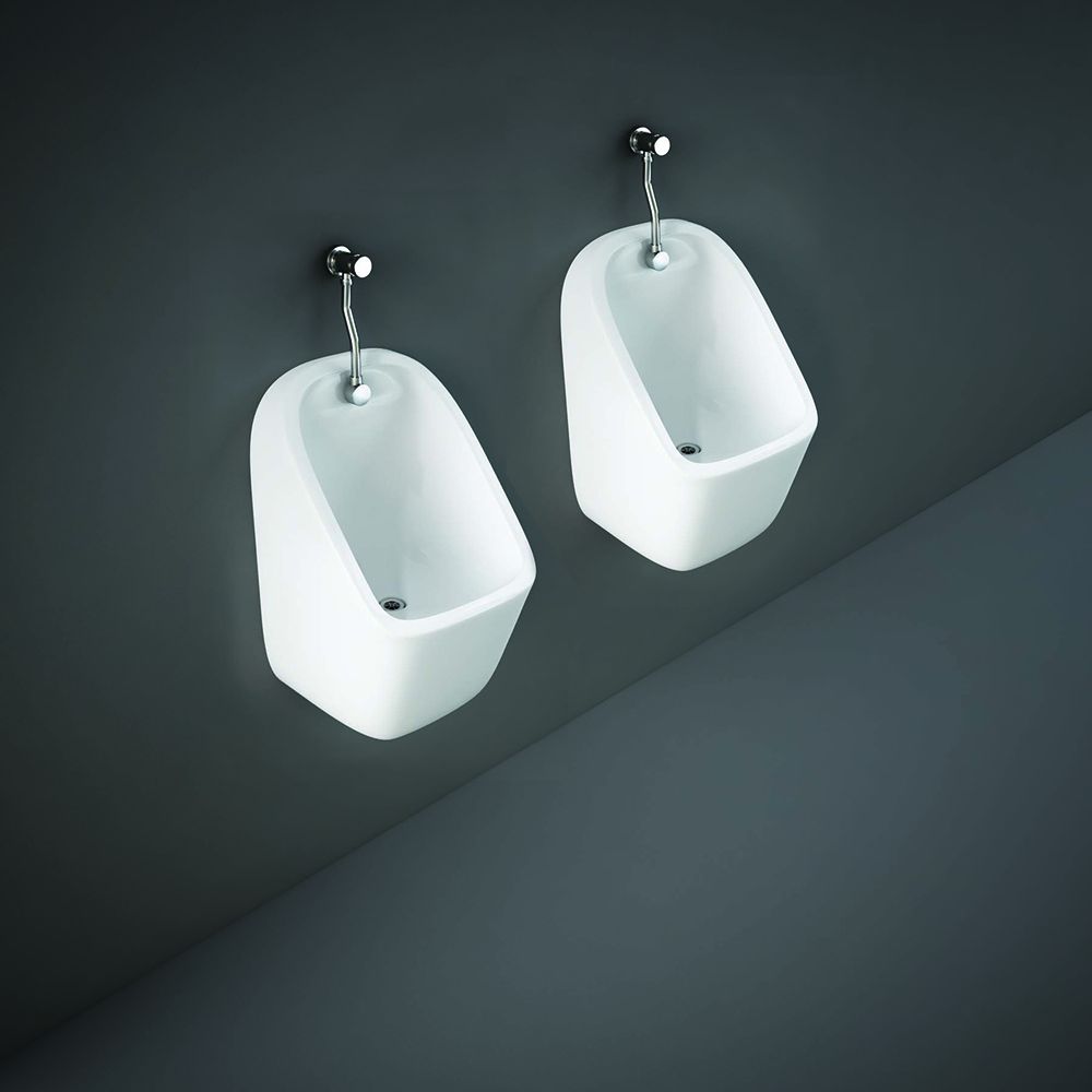 RAK Series 600 - Exposed Urinal System with 2 Urinal Bowls