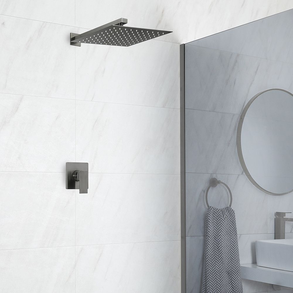 Milano Orno - Gun Metal Grey Shower with Shower Head (1 Outlet)