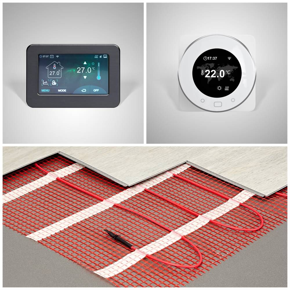 Milano - Electric Underfloor Heating - Choice of Sizes and Wi-Fi Thermostat