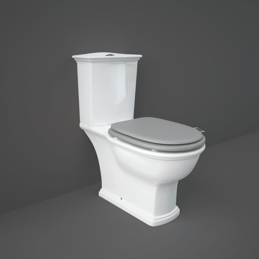RAK Washington - Traditional Close Coupled Toilet with Dual Flush Cistern - Choice of Seat Finish