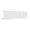Milano Aruba - White Horizontal Designer Radiator - 400mm x 1647mm (Single Panel)