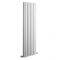 Milano Aruba - White Vertical Designer Radiator - 1600mm x 472mm (Double Panel)