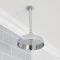 Milano Elizabeth - Chrome 200mm Traditional Apron Shower Head and Ceiling Arm