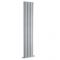 Milano Aruba - Silver Vertical Designer Radiator - 1800mm x 354mm (Double Panel)