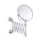 Milano Elizabeth - Traditional Round Extendable Shaving Mirror - Chrome