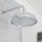 Milano Elizabeth - Chrome 300mm Traditional Apron Shower Head and Wall Arm