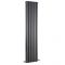 Milano Urban - Anthracite Vertical Column Radiator - 1500mm x 383mm (Double Column)