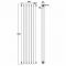 Milano Urban - Anthracite Vertical Column Radiator - 1500mm x 383mm (Double Column)