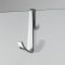 Milano - Robe and Towel Hook for Frameless Shower Enclosures - Chrome