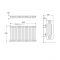 Stelrad Regal - Anthracite Horizontal Traditional Column Radiator - 600mm x 858mm (Four Column)