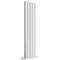 Milano Alpha - White Flat Panel Vertical Designer Radiator - 1600mm x 420mm (Double Panel)