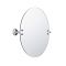 Milano Elizabeth - Traditional Round Bathroom Mirror - Chrome