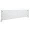 Milano Capri - White Flat Panel Horizontal Designer Radiator - 472mm x 1780mm