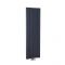 Milano Solis - Aluminium Anthracite Vertical Designer Radiator - 1600mm x 495mm (Single Panel)