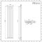 Milano Esme - Anthracite Vertical Aluminium Traditional Column Radiator - 1800mm x 360mm (Double Column)