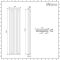 Milano Esme - Anthracite Vertical Aluminium Traditional Column Radiator - 1800mm x 450mm (Double Column)